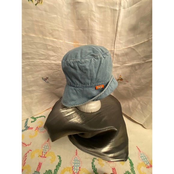 Disney,”Pooh”, Adult Denim Bucket Hat with embroidered Pooh and Tigger - Picture 7 of 12